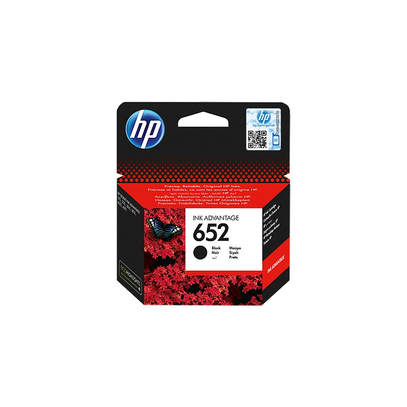 Картридж струйный HP 652 (F6V25AE) черный купить с доставкой на дом ...