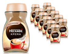 Кофе Нескафе Крема растворимый, 95г x 12 шт