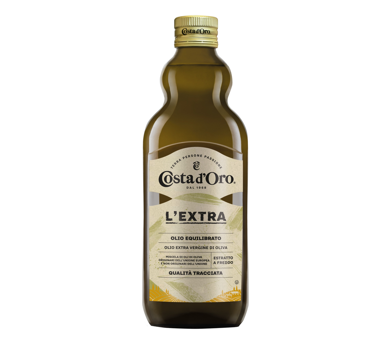 Изображение товара Масло оливковое Costa d'Oro L'Extra Extra Virgin нерафинированное, 1л