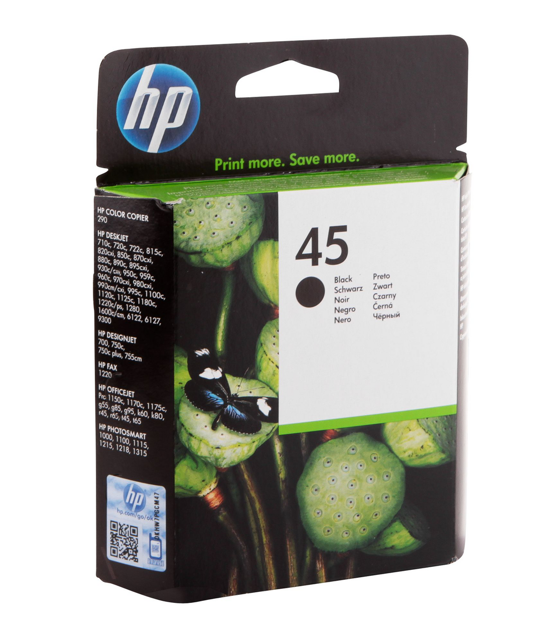 HP Картридж для струйных принтеров №45 (51645A) черный купить с ...