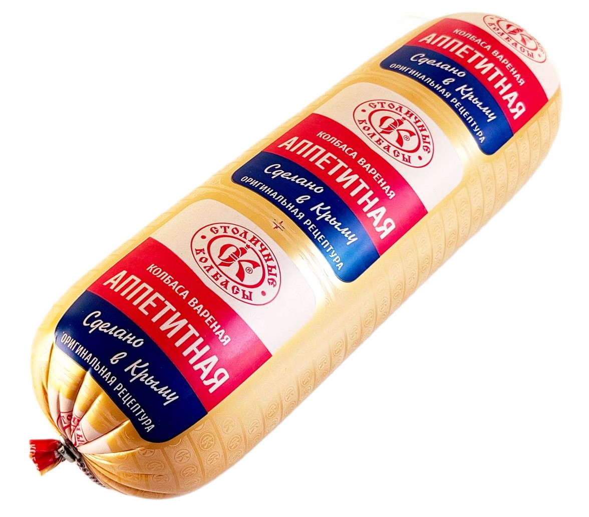 Колбаса Столичные колбасы Аппетитная вареная, ~1.3кг
