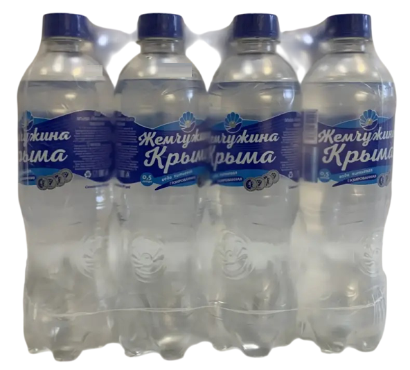 Вода Жемчужина Крыма Артезианская газированная, 500мл x 12 шт