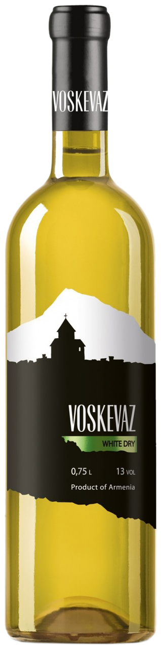Вино Voskevaz белое сухое, 0.75л