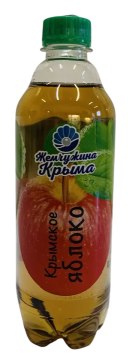 0,5Л ГАЗ НАПИТОК ЖЕМЧУЖИНА КРЫМА КРЫМСКОЕ ЯБЛОКО ПЭТ