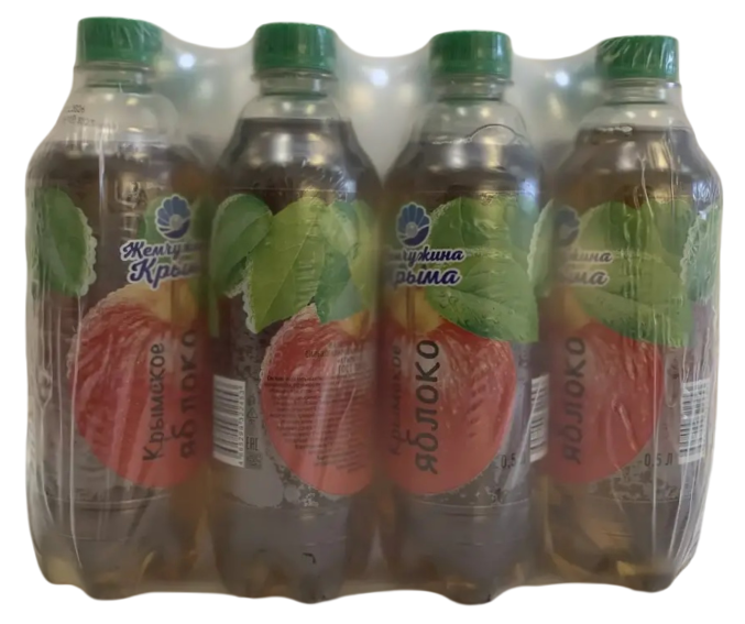 0,5Л ГАЗ НАПИТОК ЖЕМЧУЖИНА КРЫМА КРЫМСКОЕ ЯБЛОКО ПЭТ
