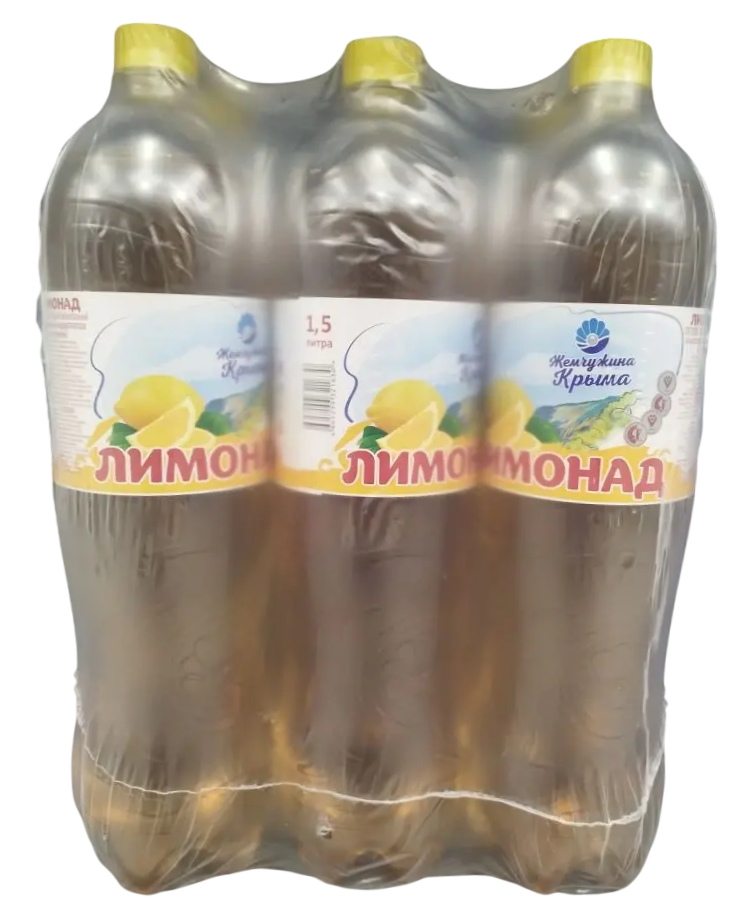 1,5Л ГАЗ НАПИТОК ЖЕМЧУЖИНА КРЫМА ЛИМОНАД ПЭТ