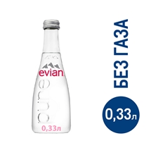 Вода Evian негазированная, 330мл