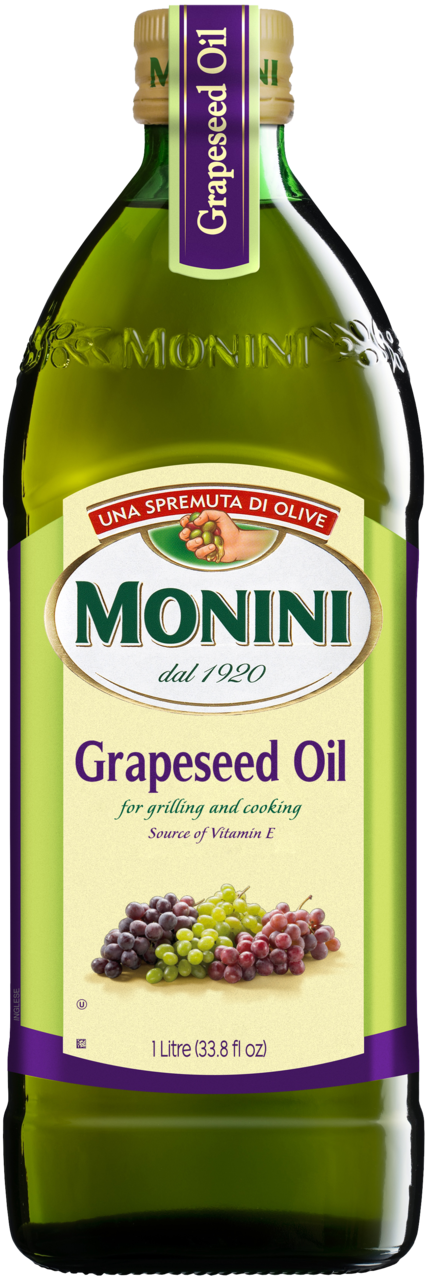 Изображение товара Масло виноградной косточки Monini рафинированное 1л натуральное для кулинарии и косметики