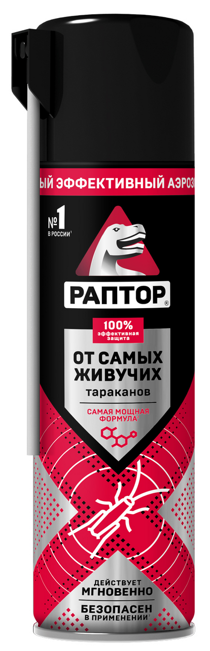 Средство инсектицидное аэрозольное Раптор от тараканов, 430мл