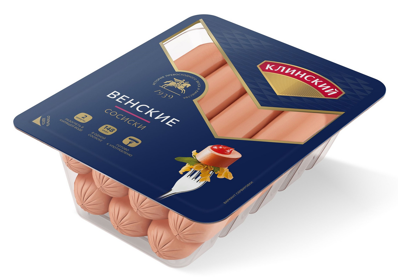 Сосиски Клинский Венские, 410г