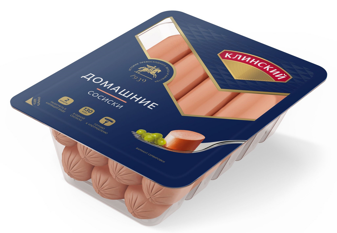 Сосиски Клинский Домашние, 410г