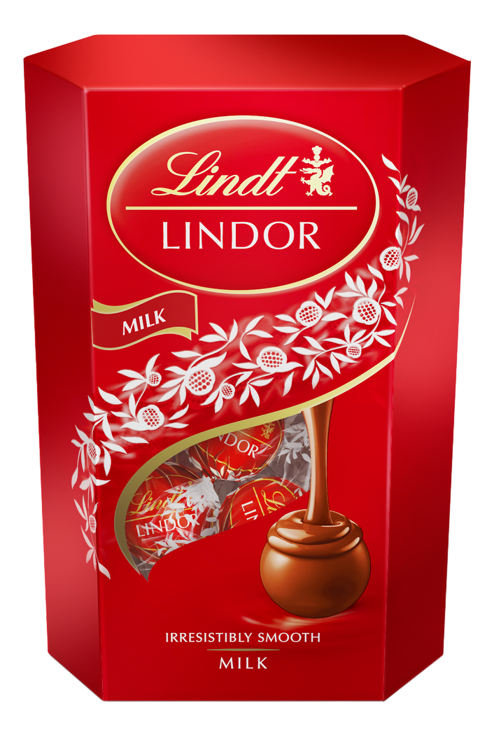 Набор конфет Lindt Lindor молочный шоколад с начинкой, 200г купить с  доставкой на дом, цены в интернет-магазине