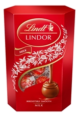 Набор конфет Lindt Lindor молочный шоколад с начинкой, 200г