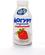 Йогурт питьевой Зеленый луг клубника 2.5%, 340г