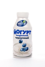 Йогурт Зеленый луг натуральный черничный 2.5%, 340г