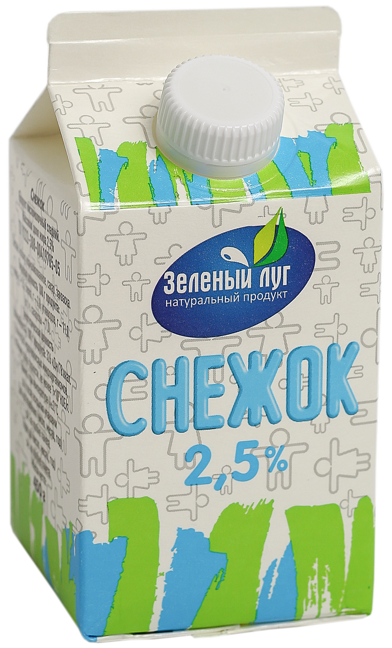 Снежок Зеленый луг 2.5%, 450г