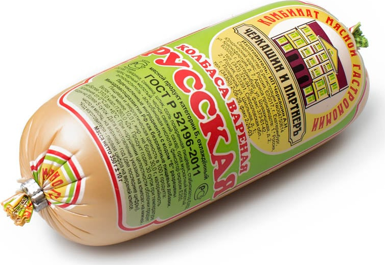 Колбаса Черкашин и Партнеръ Русская вареная, 350г