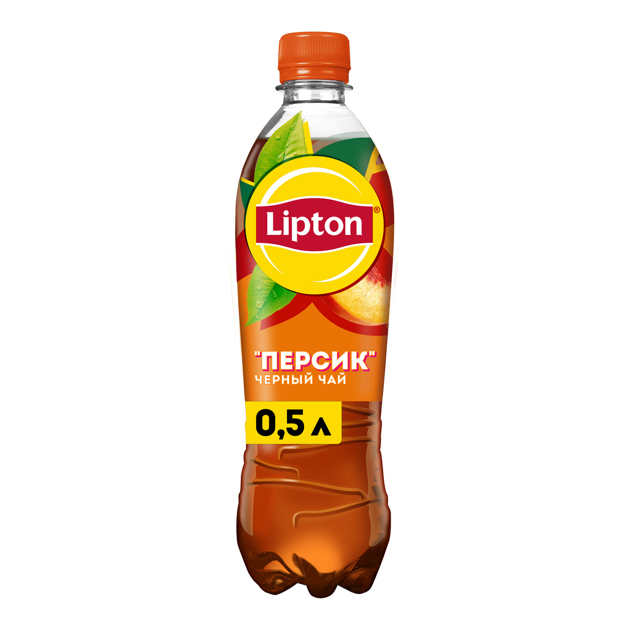 Холодный чай Lipton черный со вкусом персика, 500мл x 12 шт купить с  доставкой на дом, цены в интернет-магазине