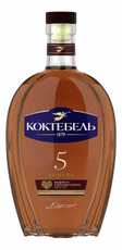 Коньяк Коктебель 5 лет 0.5л