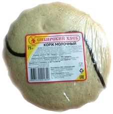 Корж Сибирский хлеб молочный, 75г