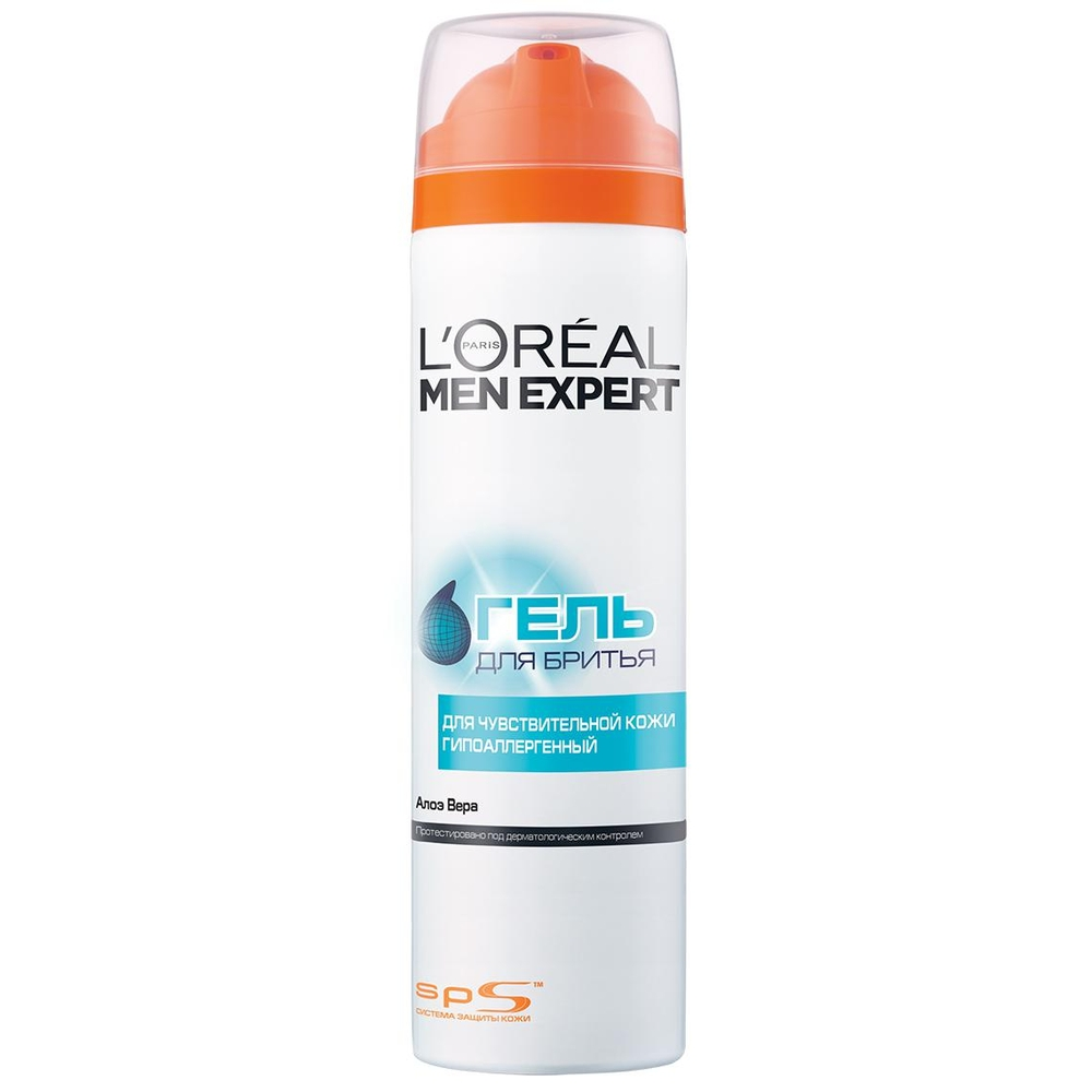 Гель для бритья L'Oreal Paris Men Expert для чувствительной кожи, 200мл