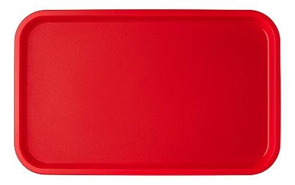 Изображение товара METRO PROFESSIONAL Поднос гастронормированный 1/1 красный, 53 х 33см