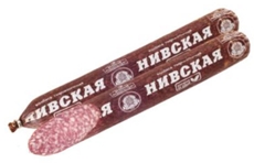 Колбаса БМК Нивская сырокопчёная, ~300г