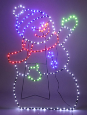 Tarrington House Фигура световая Снеговик 241Led, 78см