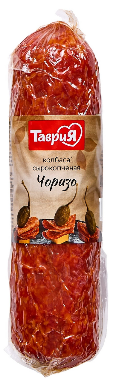 Колбаса Таврия Чоризо полусухая сырокопченая, 300г
