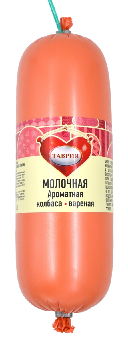 Колбаса Таврия Молочная ароматная вареная, 600г