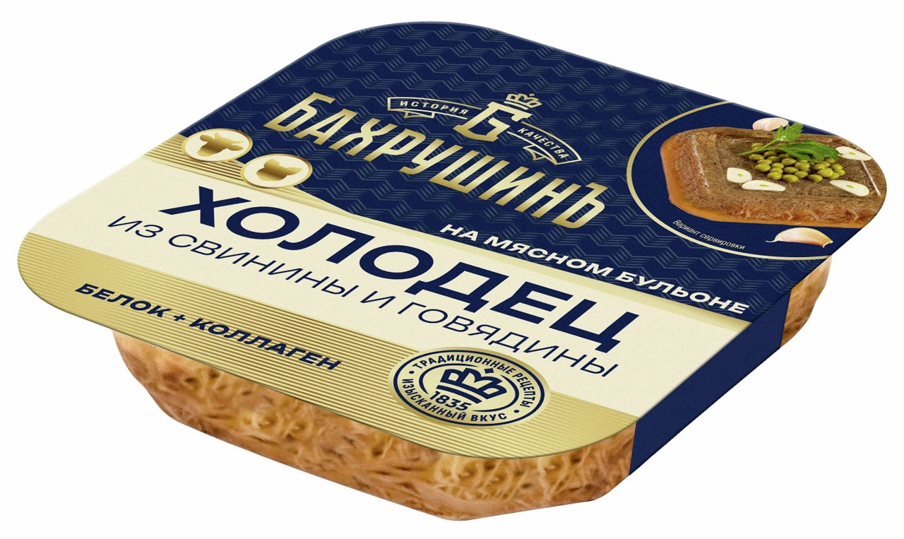Холодец Бахрушинъ свинина и говядина, 300г