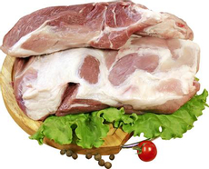 Окорок Кировский МК свиной без кости охлажденный, ~1кг