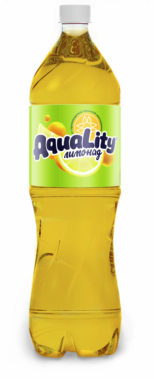 Напиток Увинская Жемчужина Aquality Лимонад безалкогольный низкокалорийный среднегазированный, 1.5л