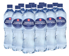 Вода Увинская Жемчужина минеральная природная столовая питьевая газированная, 500мл x 12 шт