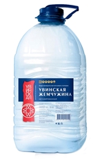 Вода минеральная Увинская Жемчужина природная столовая питьевая негазированная, 5л