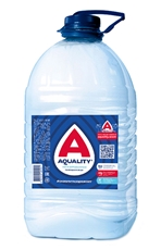 Вода минеральная Увинская Жемчужина луЧИСТАЯ Aquality природная столовая питьевая негазированная, 5л