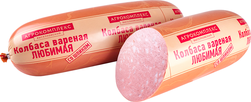 Колбаса Агрокомплекс Любимая вареная, ~1кг