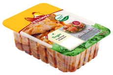 Бедро цыпленка-бройлера Петелинка в маринаде барбекю охлажденное, ~900г