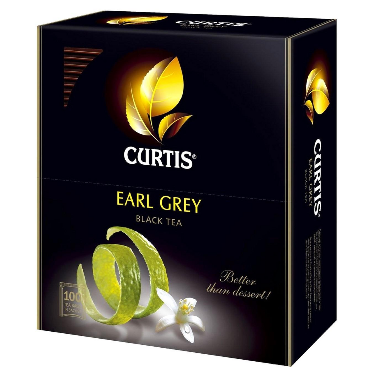 Чай CURTIS Earl Grey черный, 100х2г