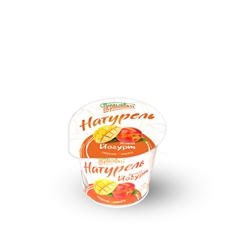 Йогурт Первый вкус Натурель персик и манго 2.5%, 125г