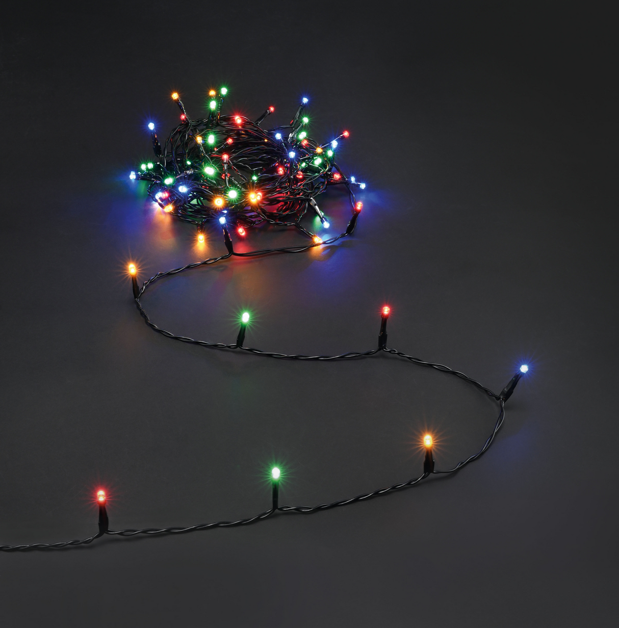 Tarrington House Гирлянда-нить мультиколор 80Led, 7.9м