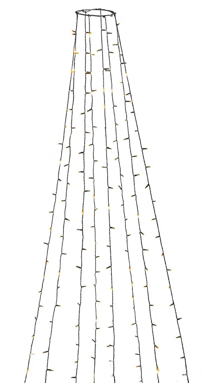 Tarrington House Гирлянда-лучи теплый белый 240Led, 2.4м