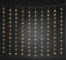 Tarrington House Гирлянда-занавес звезды теплый белый 120Led, 1.4м