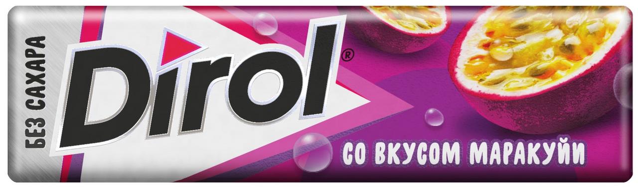 Жевательная резинка DIROL Fresh Маракуйя, 13,6 г
