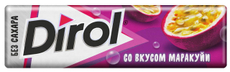 Жевательная резинка Dirol Маракуйя без сахара, 14г