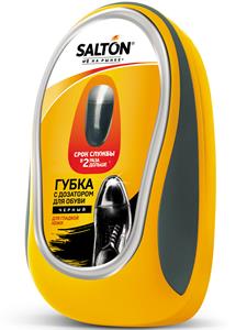 Губка для обуви с дозатором SALTON черная