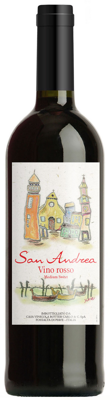 Изображение товара Вино San Andrea Rosso красное полусладкое 0.75л Италия