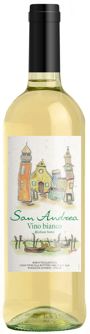 Изображение товара Белое полусладкое вино San Andrea Bianco 0.75л Италия