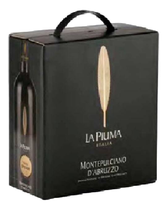 Вино La Piuma Montepulciano dAbruzzo красное полусухое, 3л
