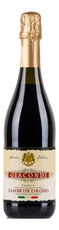 Вино игристое Giacondi Lambrusco красное полусладкое, 0.75л